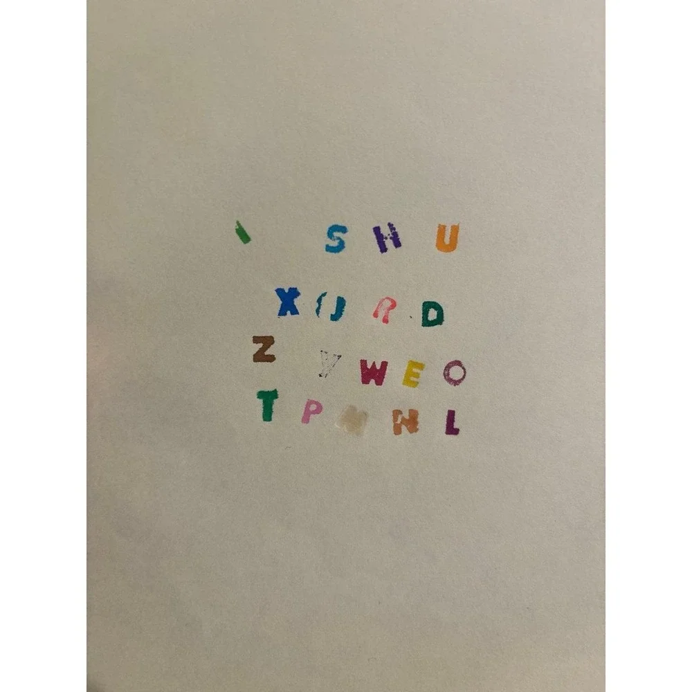RoseArt 26 Fun Alphabet Stampers Washable Coolest Stamp Markers (AS IS) Incomple